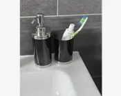 Sæbedispenser Sort 19 cm