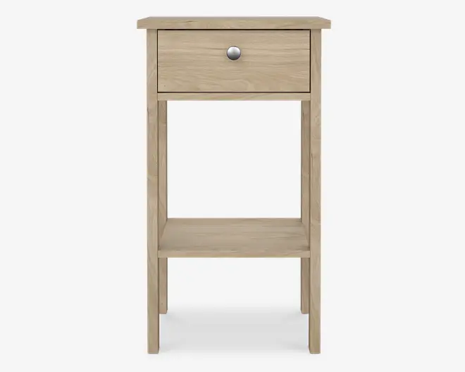 Sengebord Madrid eg med 1 skuffe