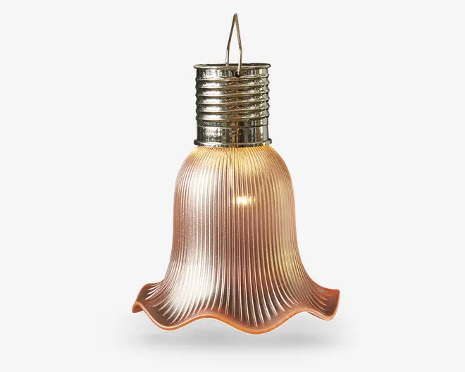 Solcelle blomst rosa Ø.10,7 cm 