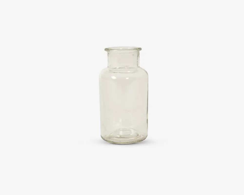Vase flaske rund Ø.6,5xH.13 cm 