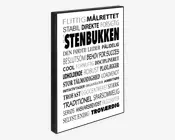 Klods Stenbukken 15x21 cm