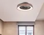 Loftlampe med ventilator grå