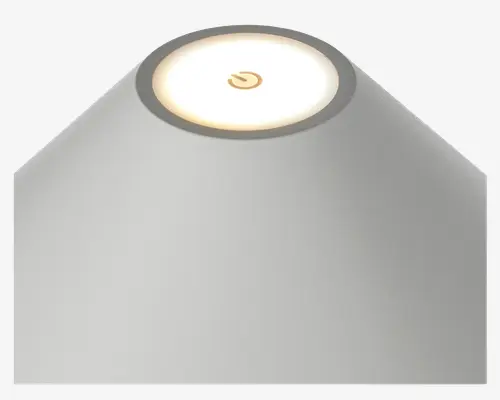 Bordlampe Hygge grøn H. 25 cm