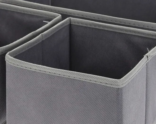 Opbevaringskasser grå 3 stk. 