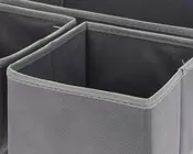 Opbevaringskasser grå 3 stk. 