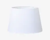 Skærm Oval Hvid Ø.30 cm