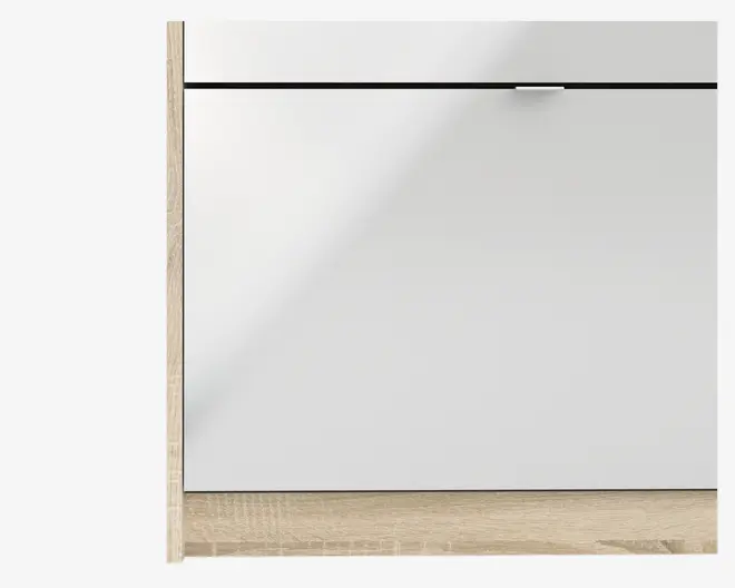 Skoskab Shoes m. 3 låger og 1 dør