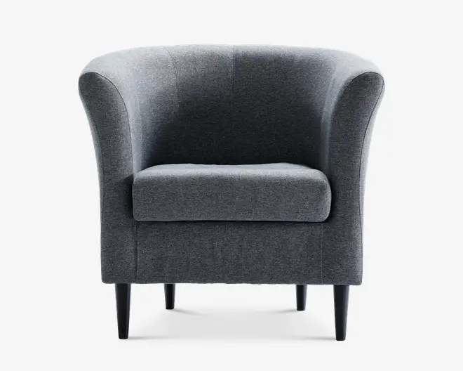 Lænestol Flash Grå Solid