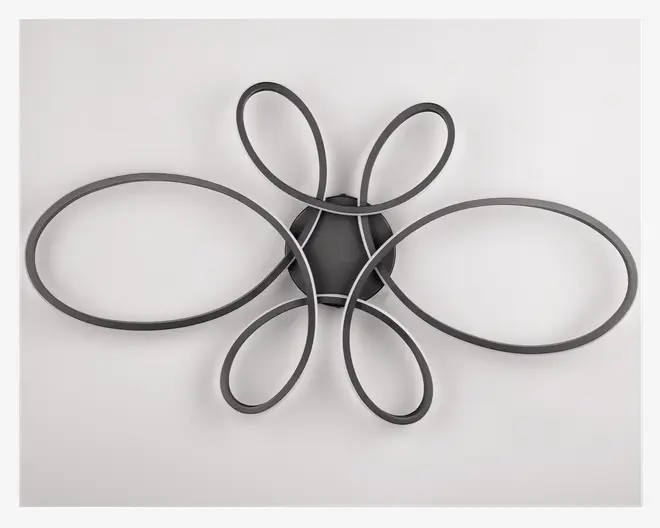 Loftlampe Fly Sort L.83 cm