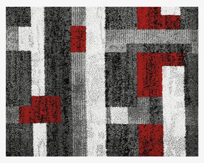 Løber Luna Red 80x150 cm