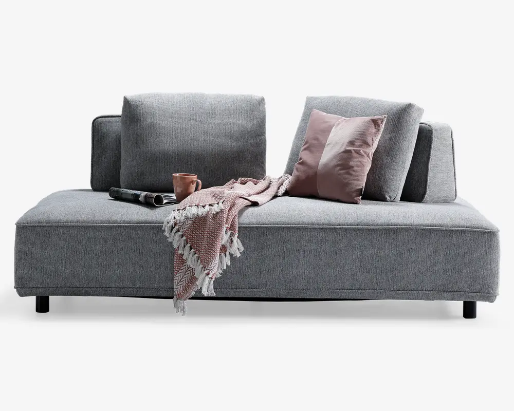 Sofa/sovesofa med løse rygstykker