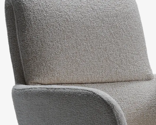 Spisebordsstol med armlæn og rotation