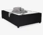 Boxmadras med magasin 140 x 200 cm sort