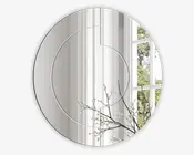 Spejl indgravering I Ø.80 cm