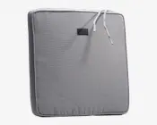 Sædehynde 42x42 cm grå