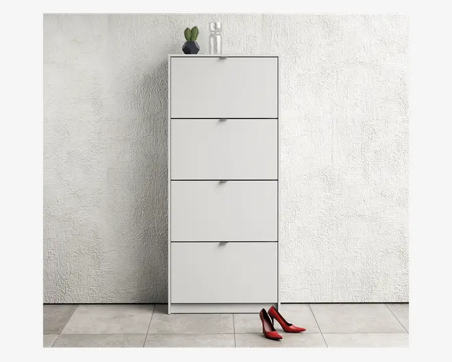 Skoskab Shoes m. 4 låger