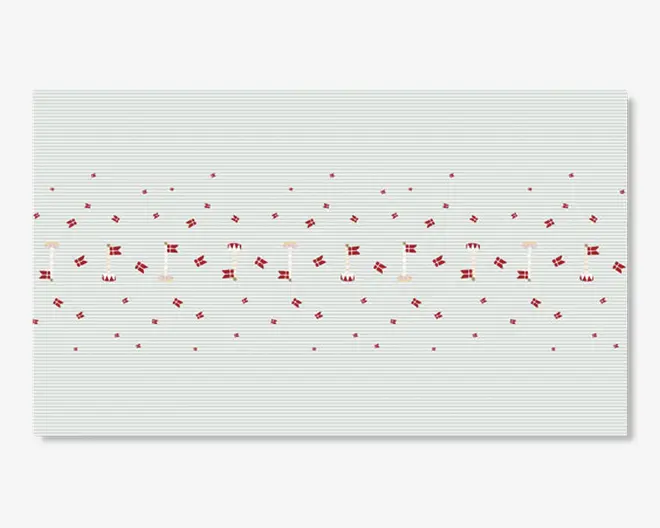 Voksdug flag B.140 x L. 240 cm