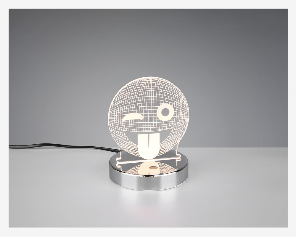 Bordlampe Smiley H.15,5 cm 