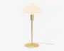Bordlampe Ellen Opal/messing H.41,5 cm