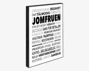 Klods Jomfruen 15x21 cm