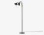 Gulvlampe Hygge sort H. 135 cm