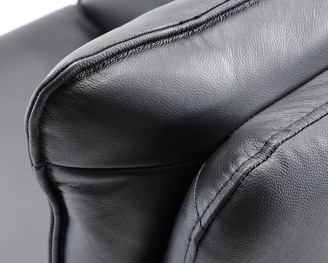 Drejestol m/indbygget fodskammel grå stof