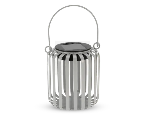 Solar lanterner metal H.11,5 cm