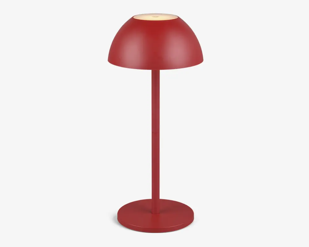 Bordlampe Ricardo rød H.30 cm 