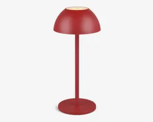 Bordlampe Ricardo rød H.30 cm