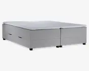 Boxmadras med magasin 180 x 200 cm beige