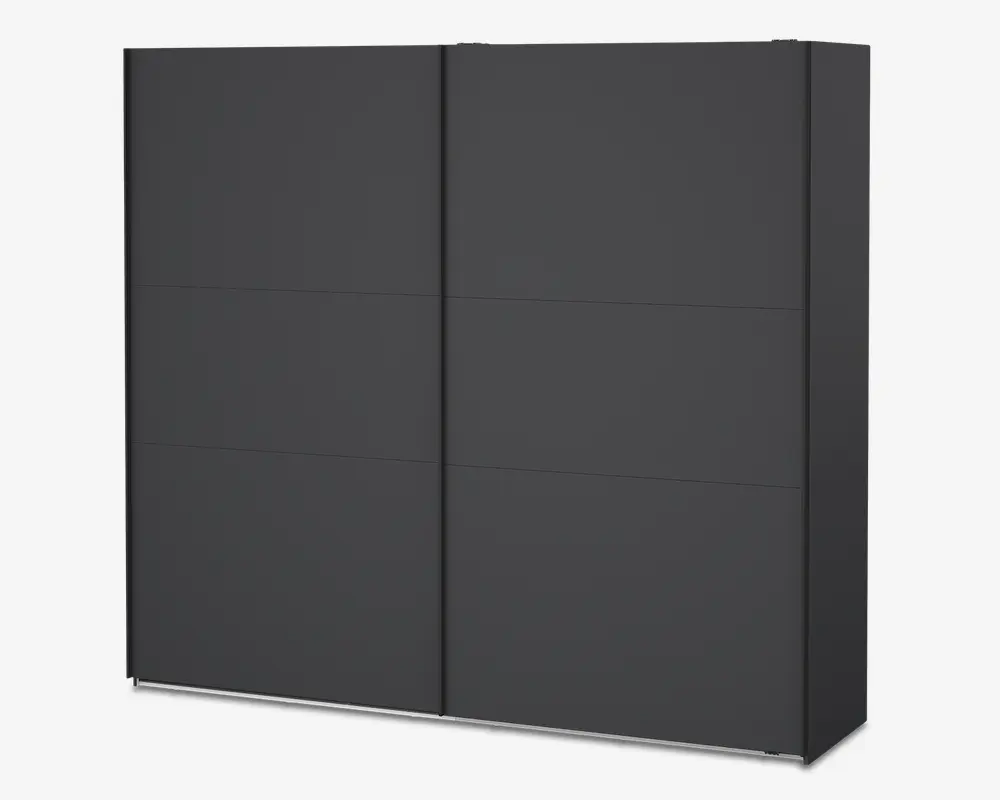   Garderobeskab Case grå B. 244 x H. 221 cm