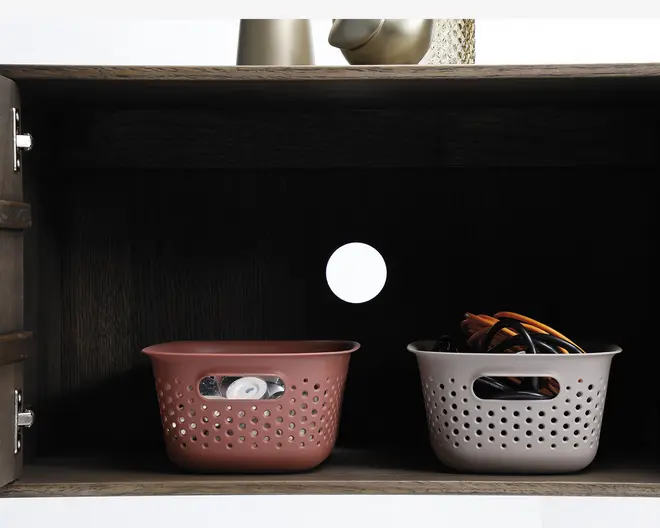 Reolopstilling Tv-sektion røget eg