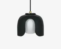 Loftlampe Corolle sort Ø.20 cm 