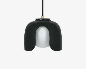 Loftlampe Corolle sort Ø.20 cm 