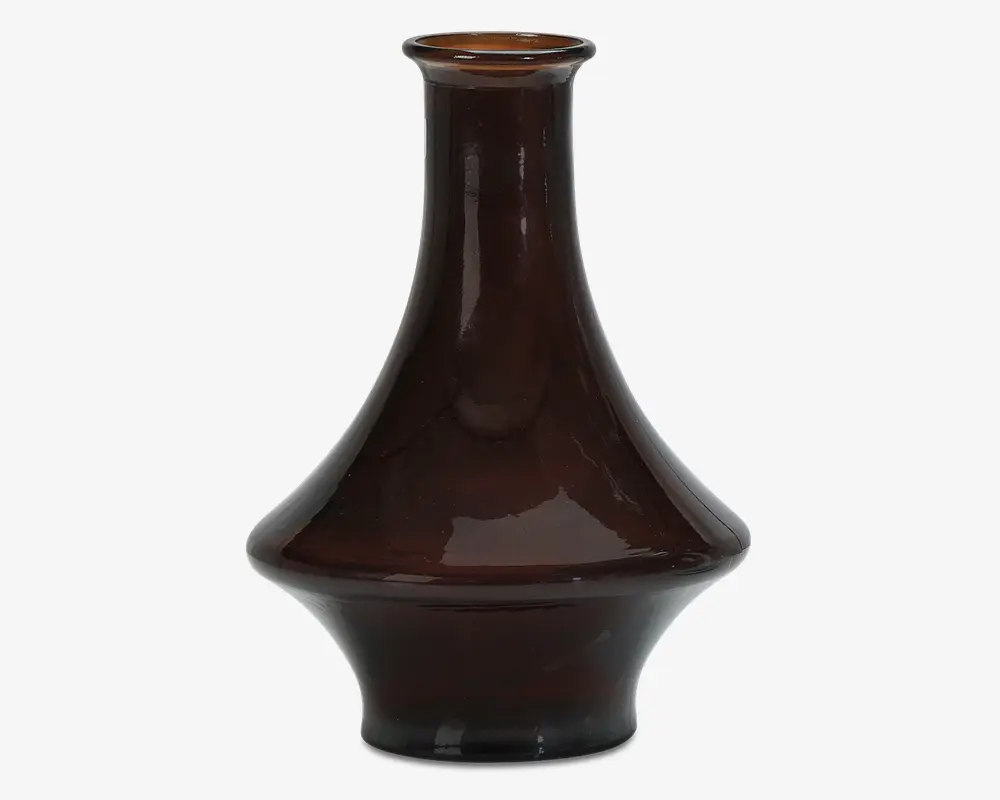 Vase brun H. 28 cm