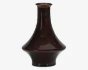 Vase brun H. 28 cm