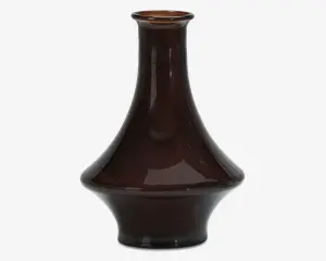 Vase brun H. 28 cm