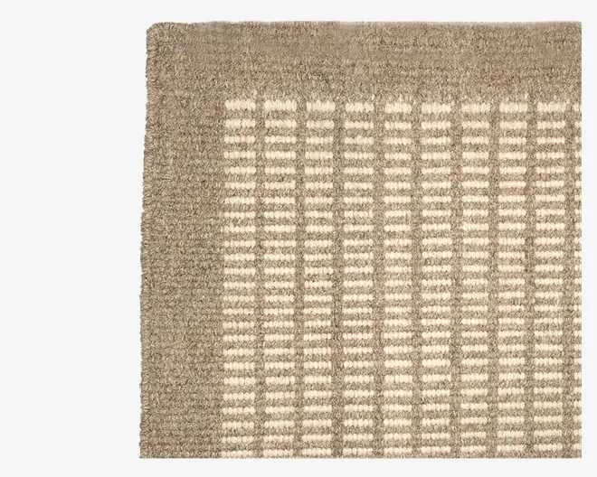 Tæppe Luxor natur/hvid 140x200 cm