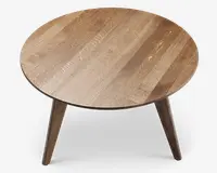 Sofabord røget egetræ Ø-70 cm