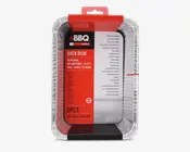 Alubakke stor med højkant 4 stk.