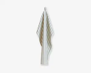 Viskestykke beige stribet 50x70 cm 