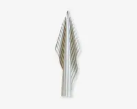 Viskestykke beige stribet 50x70 cm 