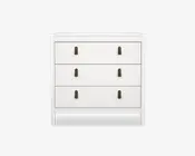 Kommode Madrid med 3 skuffer hvid