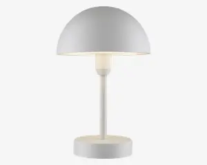 Bordlampe Ellen batteri hvid