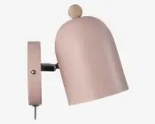 Væglampe Gaston støvet rosa