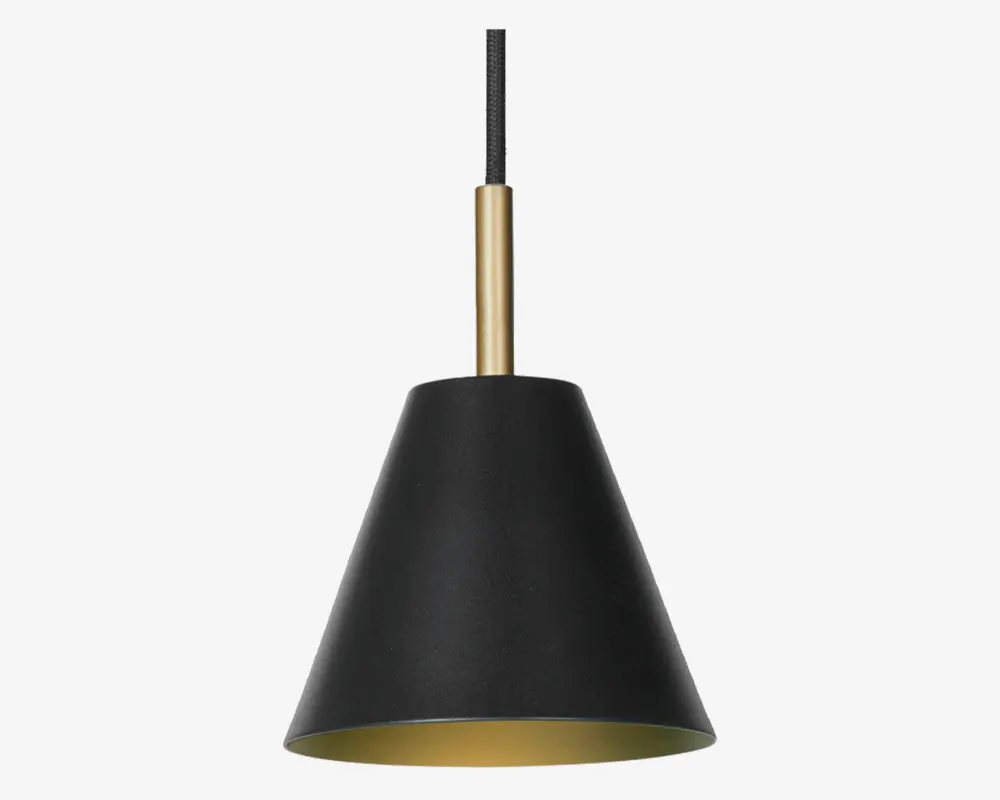 Loftlampe Hygge sort Ø 12 cm