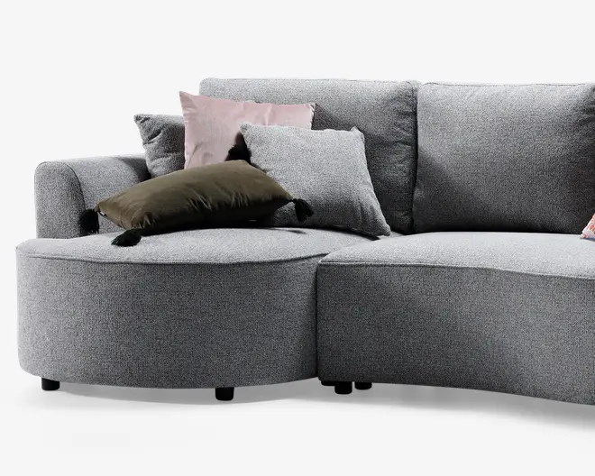 Sovesofa med chaiselong venstrevendt