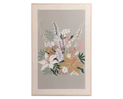 Billede i ramme blomster ass 58,2x38,2 cm 