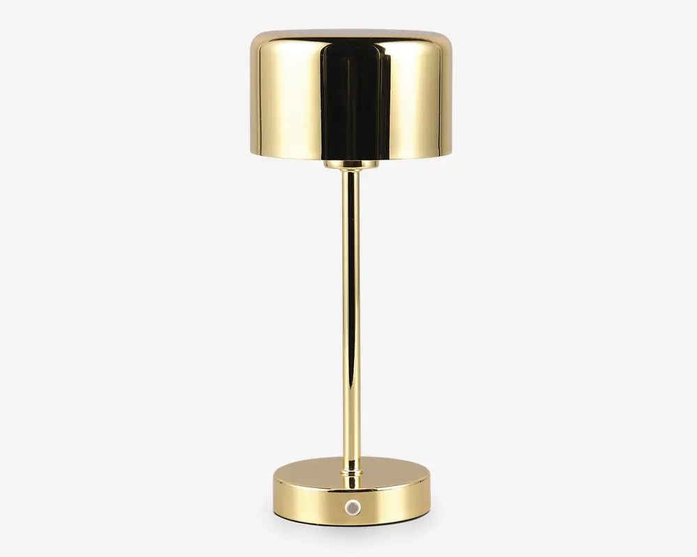 Bordlampe Jeff poleret messing H.30 cm 