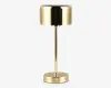 Bordlampe Jeff poleret messing H.30 cm 